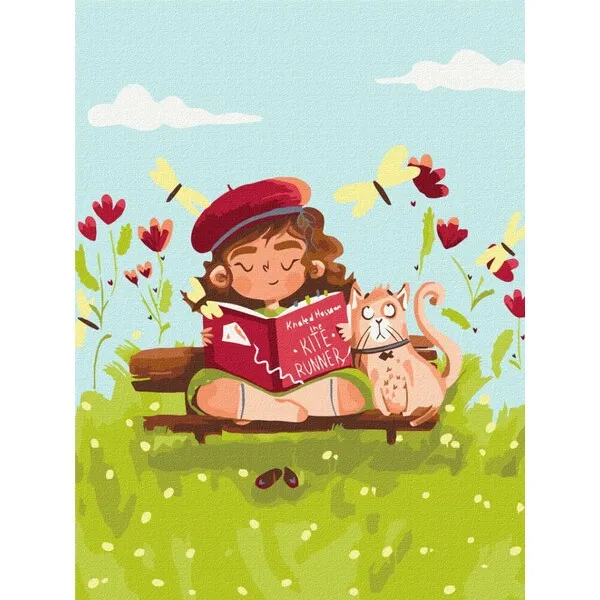Pictură pe numere 30*40 сm (fără cutie) – Zână în vacanță