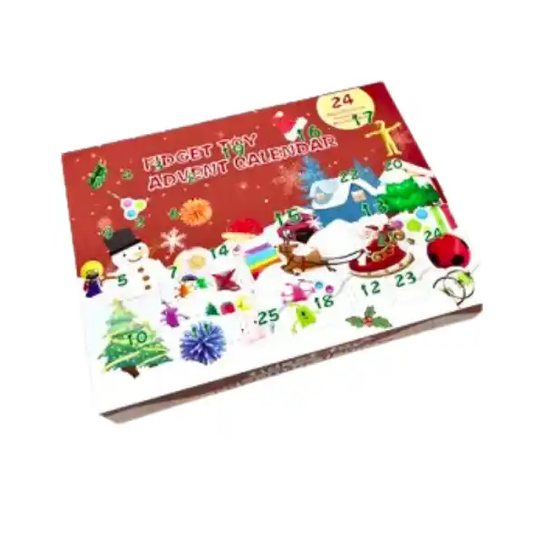 Calendar advent cu jucării antistres și pasiență