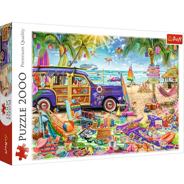 Puzzle 2000 Panorama — Odihnă în tropice