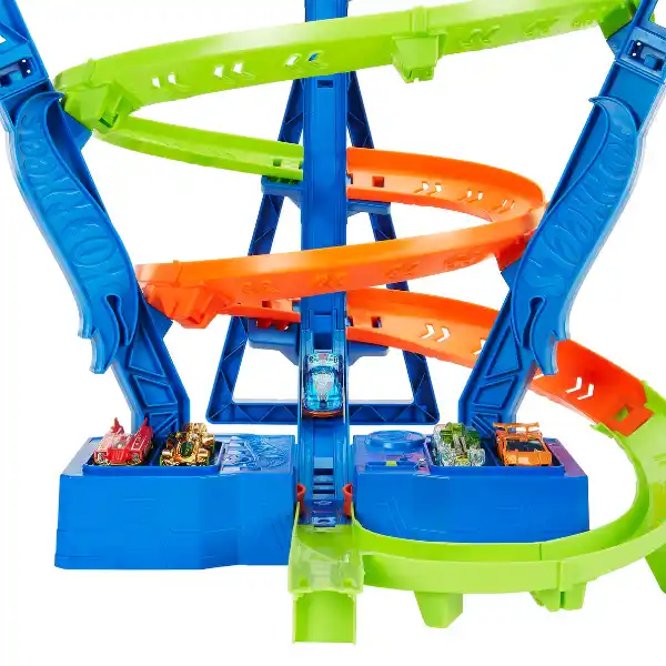 Hot Wheels трек “Авария на cкоростной  спирали”