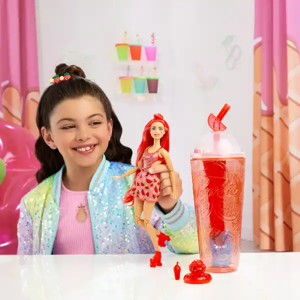 Păpușa Barbie Pop Reveal „Smoothie cu pepene verde”, Fruit Series