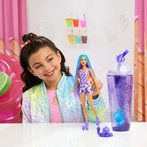 Кукла Barbie Pop Reveal “Виноградный сок”, серия Сочные фрукты