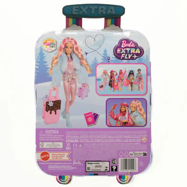 Set Barbie Extra „Prințesa iernii pleacă în vacanță”