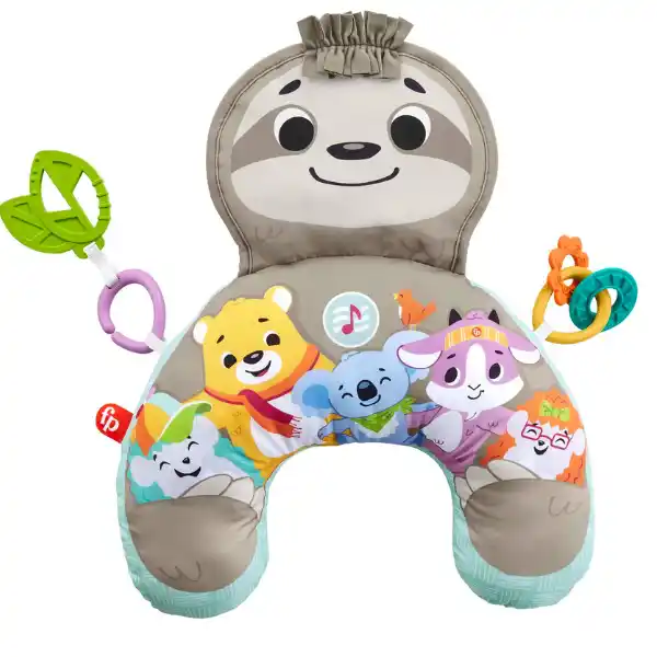 Fisher-Price Развивающая плюшевая игрушка для игры на животике “Ленивец”