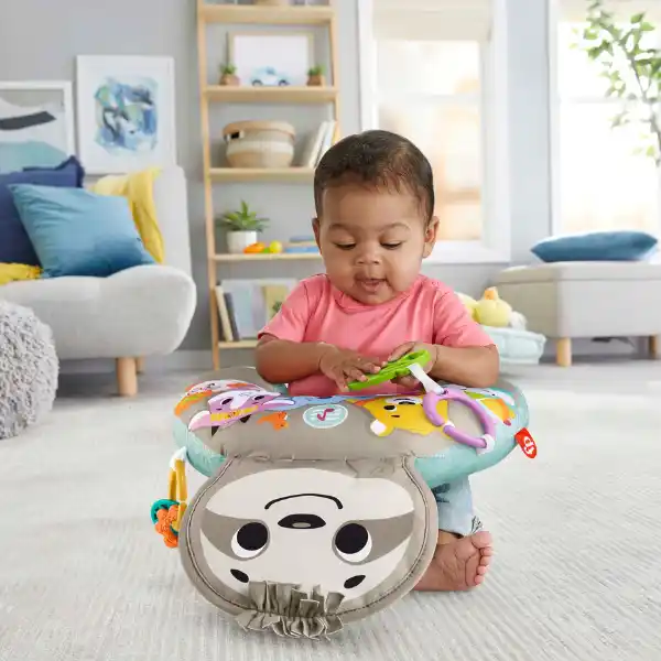 Fisher-Price Развивающая плюшевая игрушка для игры на животике “Ленивец”