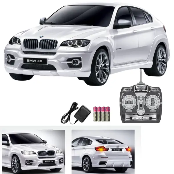 BMW X6 1:10 cu telecomandă și baterie de 7,2V