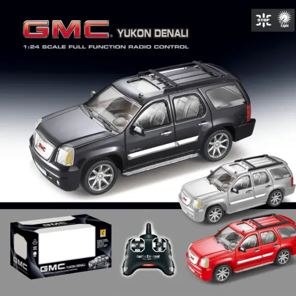 GMC 1:24 cu telecomandă, 3 culori