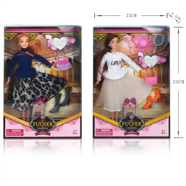 Кукла в осеннем наряде с аксессуарами, 2 модели