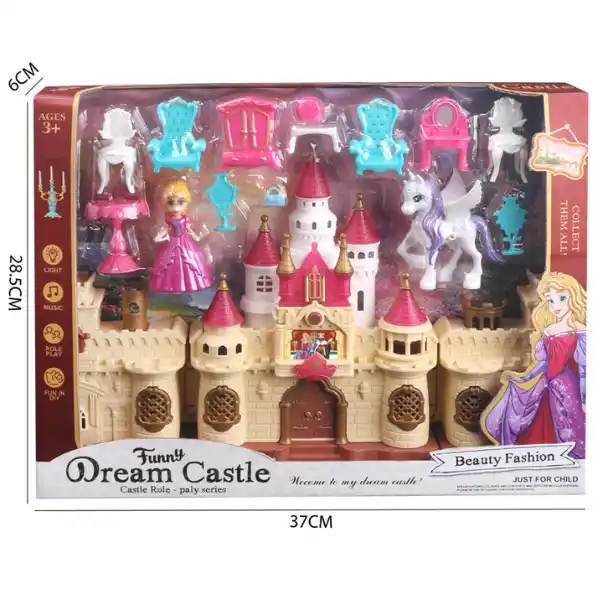 Игровой набор «Крепость принцессы», с музыкой и светом