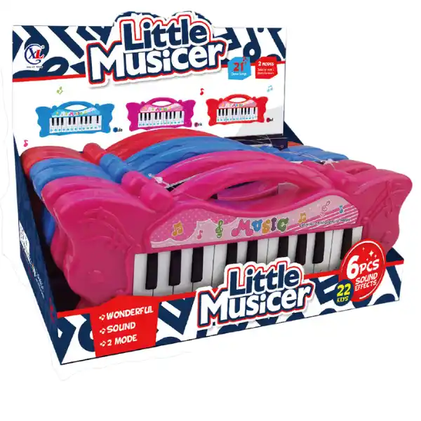 Пианино с 22 клавишами, 3 цвета