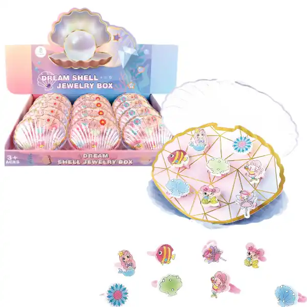 Ракушка с колечками “Морская сказка”