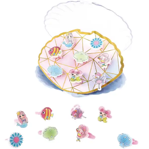 Ракушка с колечками “Морская сказка”