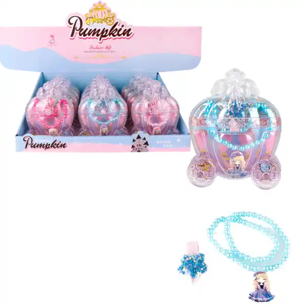 Тыква с аксессуарами “Голубое сияние”