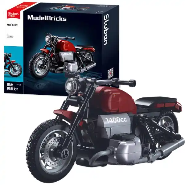Конструктор “Мотоцикл R18MS”, масштаб 1:12, 222 элем.