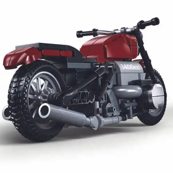 Конструктор “Мотоцикл R18MS”, масштаб 1:12, 222 элем.