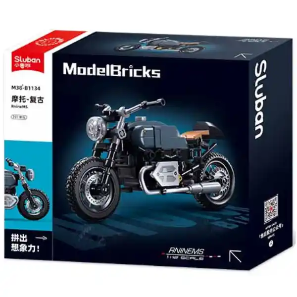 Конструктор “Мотоцикл R9MS”, масштаб 1:12, 191 элем.