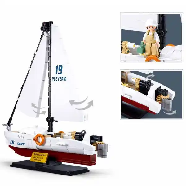 Конструктор “Скоростной катер Родео”, масштаб 1:35, 248 элем.