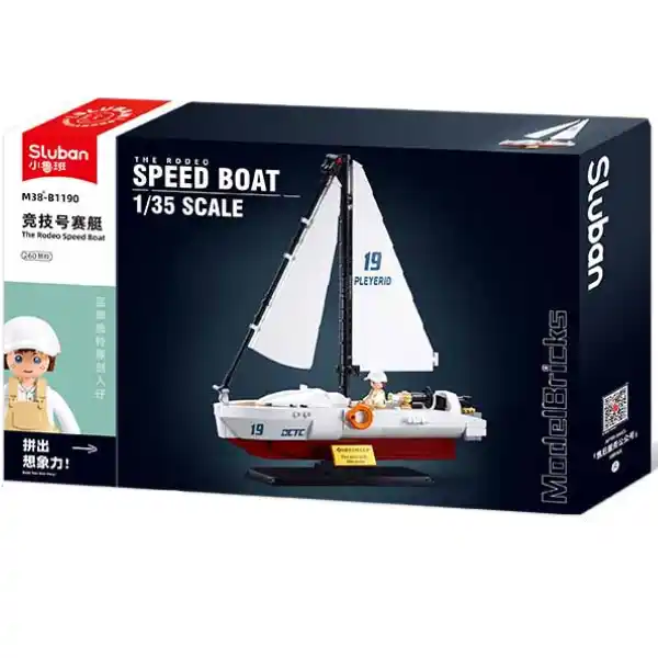 Конструктор “Скоростной катер Родео”, масштаб 1:35, 248 элем.
