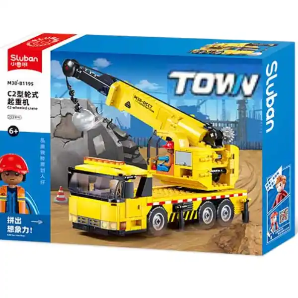 Конструктор “Колесный кран”, 280 элем.