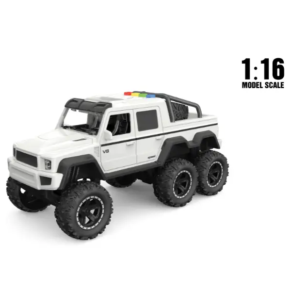 1:16 SUV cu 6 roti și inertie (lumini /sunete)