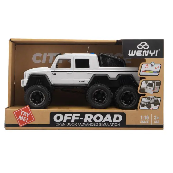 1:16 SUV cu 6 roti și inertie (lumini /sunete)