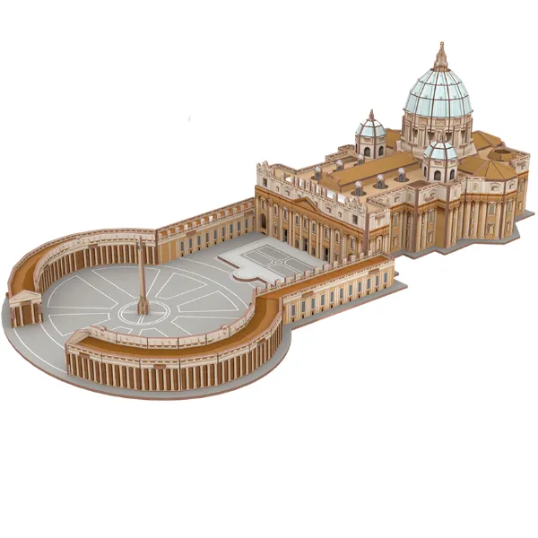 3D puzzle “Bazilica Sf. Petru”, 68 elemente