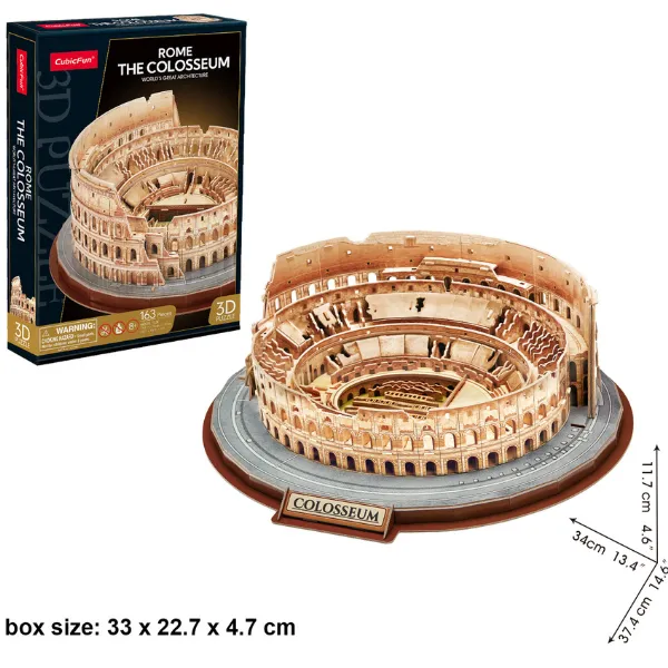 3D puzzle “Colosseum”, 163 elemente