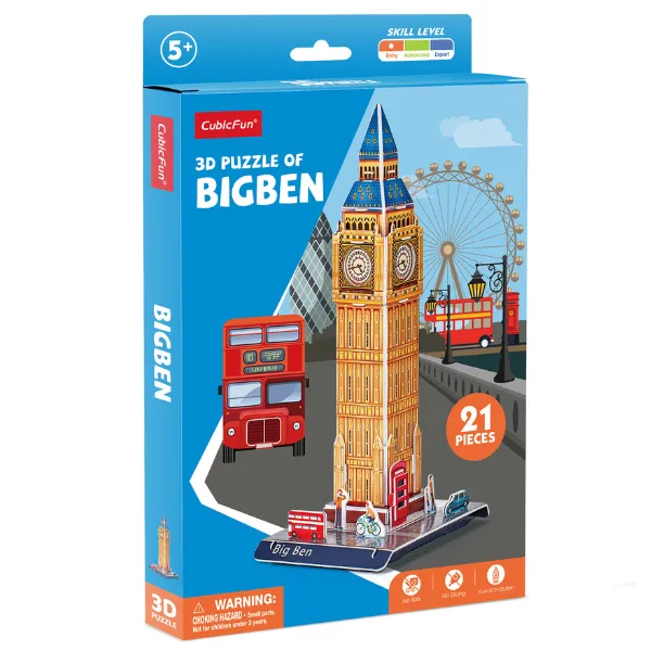 3D puzzle “Big Ben”, 21 elemente