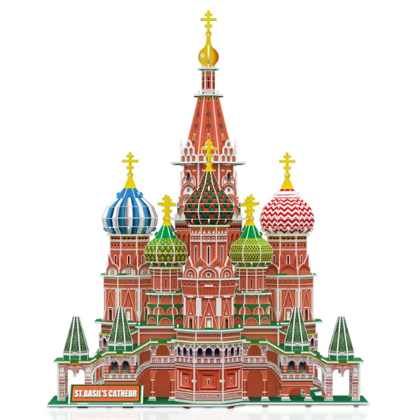 3D puzzle „Catedrala Sf. Vasile”, 224 elemente