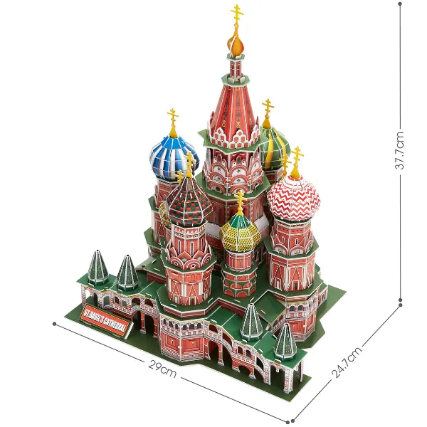 3D puzzle „Catedrala Sf. Vasile”, 224 elemente