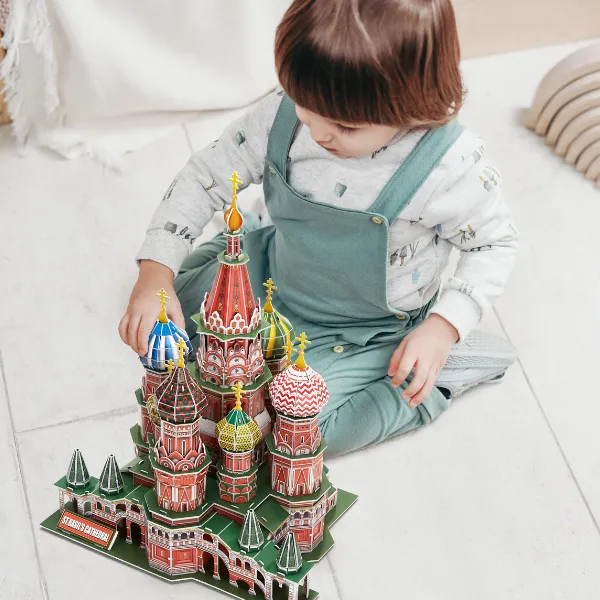 3D puzzle „Catedrala Sf. Vasile”, 224 elemente