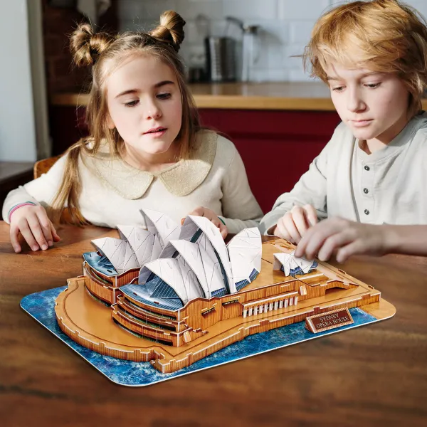 3D puzzle „Opera din Sydney”, 86 elemente