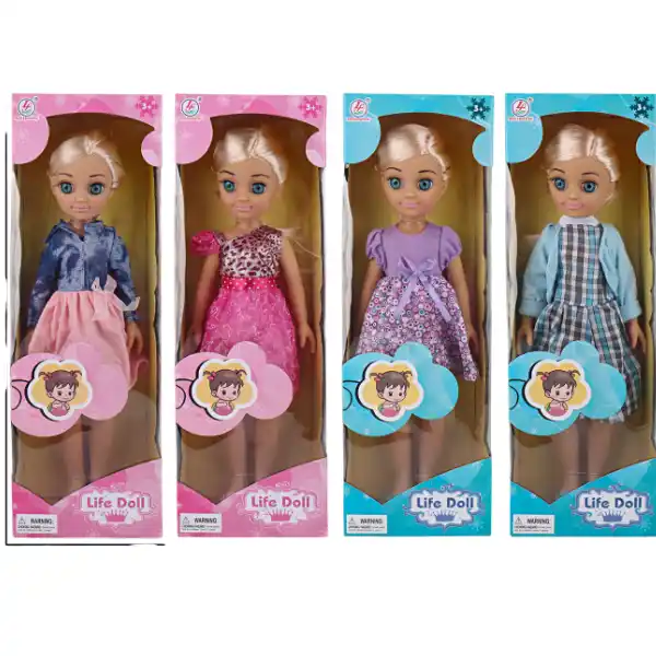 Кукла с голубыми глазами 40 см, 4 модели