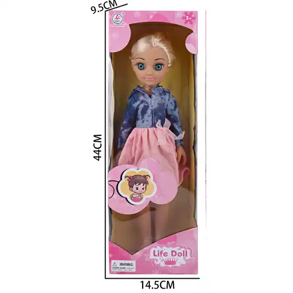 Кукла с голубыми глазами 40 см, 4 модели