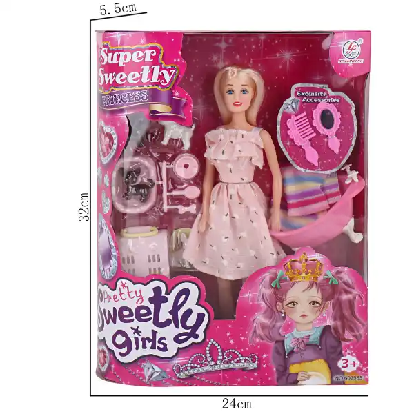 Игровой набор «Кукла и ее питомцы»