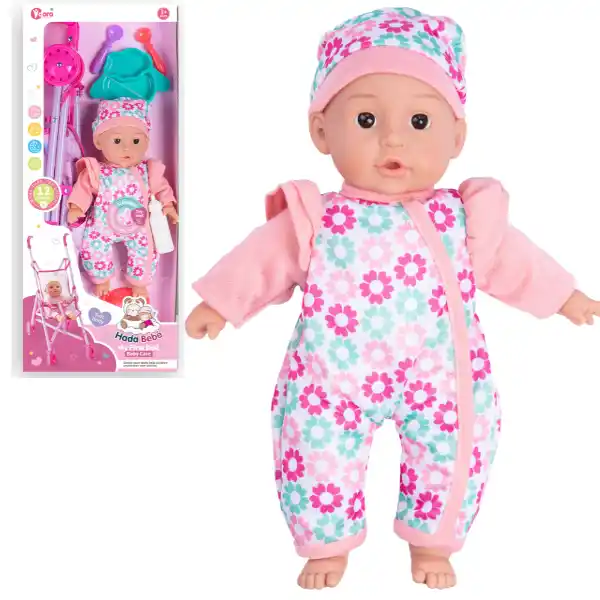 Игровой набор “Малыш с коляской и аксессуарами”