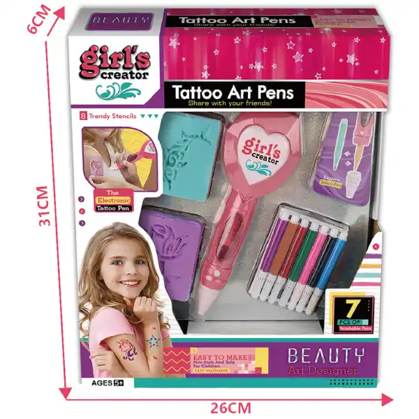 Set de joc „Pix și accesorii pentru tatuaj”