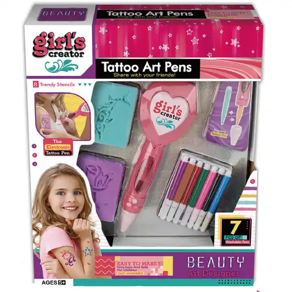 Set de joc „Pix și accesorii pentru tatuaj”