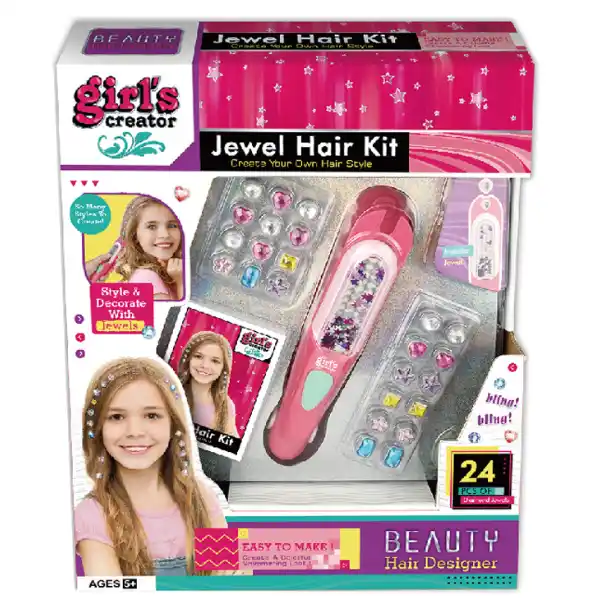 Набор для украшения волос драгоценными камнями