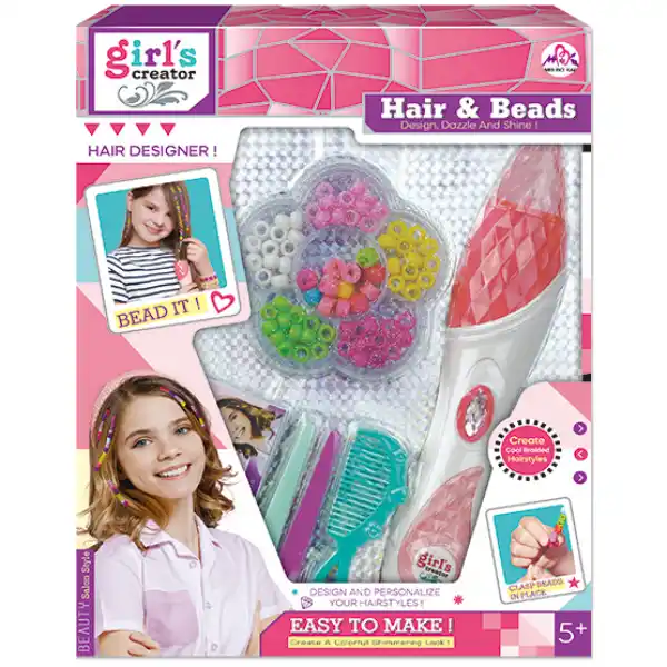 Набор для украшения волос бусами