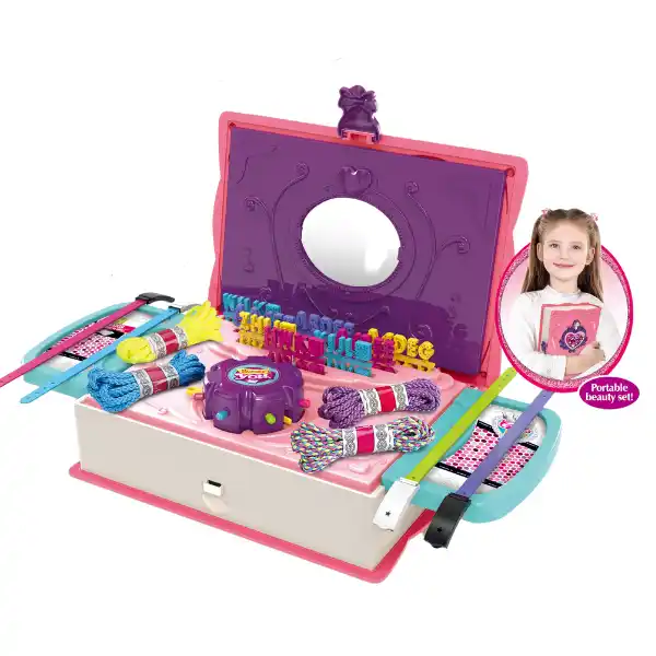 Шкатулка 3 в 1 с аксессуарами для изготовления браслетов
