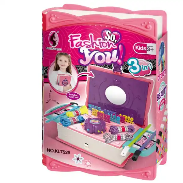 Шкатулка 3 в 1 с аксессуарами для изготовления браслетов