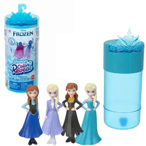 Snow Color Reveal Набор-сюрприз Disney Frozen, 4 модели