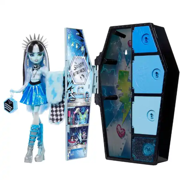 Set de joc Monster High “Frankie Stein și secrete din șifonier”, cu accesorii