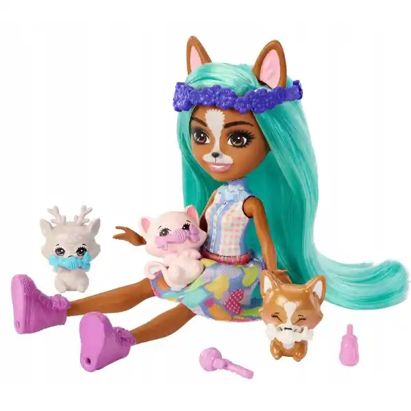 Enchantimals colecția Prietenii bebeluși „Corgi Krizia și Shuo”