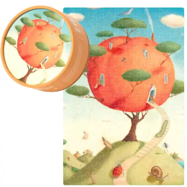 Puzzle „Paradisul piersicului”, serie de buzunar, 216 elem.