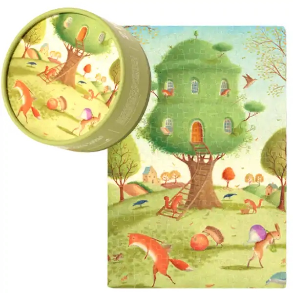 Puzzle „Vecini ocupați”, serie de buzunar, 216 elem.