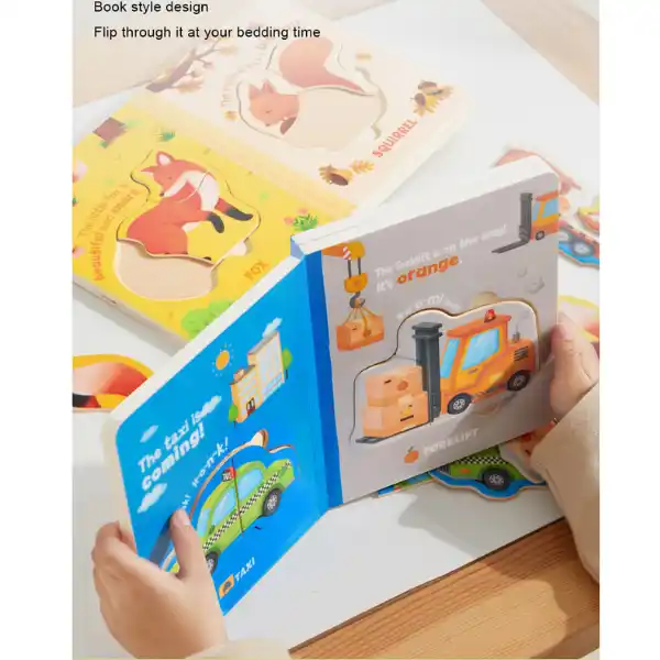 Книга-вкладыш на липучках “Оживленное дорожное движение”