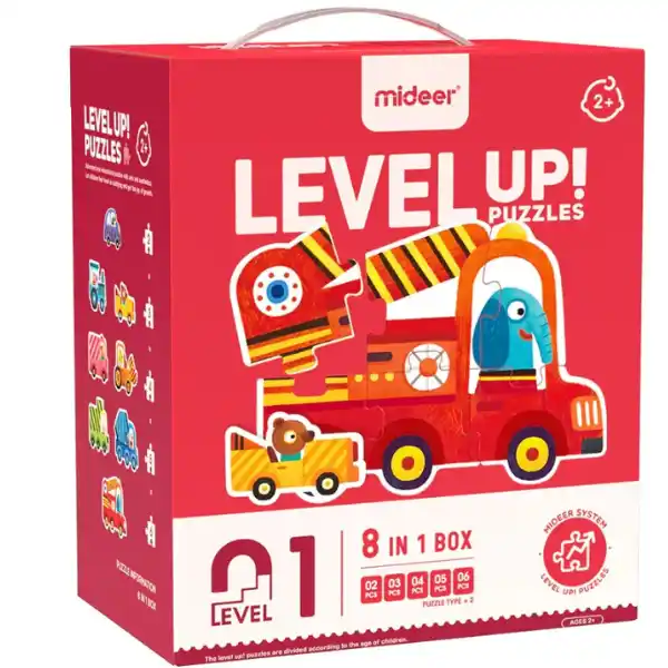 Seria de puzzle-uri „Transport”, 8 în 1, nivelul 1