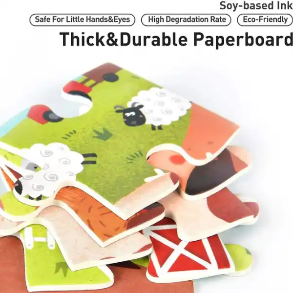 Серия пазлов “Сцены из жизни” 4 в 1, уровень 2